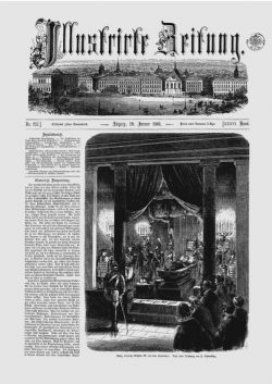 Leipziger Illustrirte Zeitung (LIZ) 1861, Band I No. 916 - 19. Januar 1861