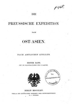 Die preussische Expedition nach Ost-Asien