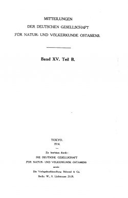 Band XV (1914-1922), Theil B