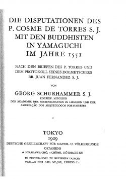 OAG Mitteilungen 1929-1930 Titel