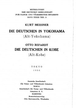 OAG Mitteilungen Teil A 1956-1961 Titel