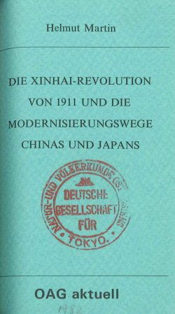 Die Xinhai-Revolution von 1911 und die Modernisierung Chinas und Japans