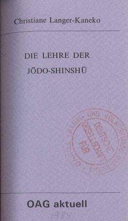Die Lehre der Jodo-shinshu