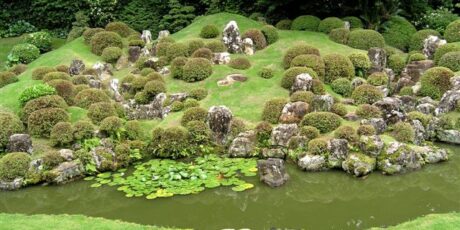 Der Garten des Ryōtan-ji aus der frühen Edo-Zeit Der Garten des Ryōtan-ji aus der frühen Edo-Zeit