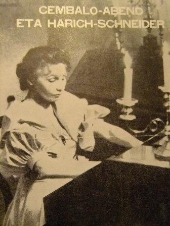 Eta Harich-Schneider (1894-1986)