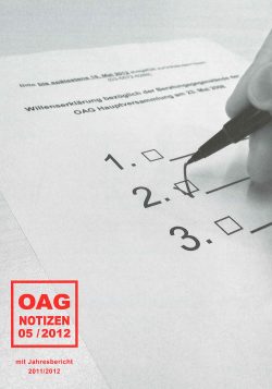OAG Notizen Mai 2012