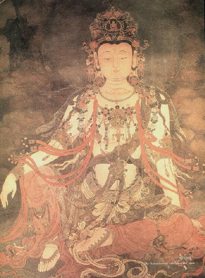 Buddhistischer Wandmalerei China