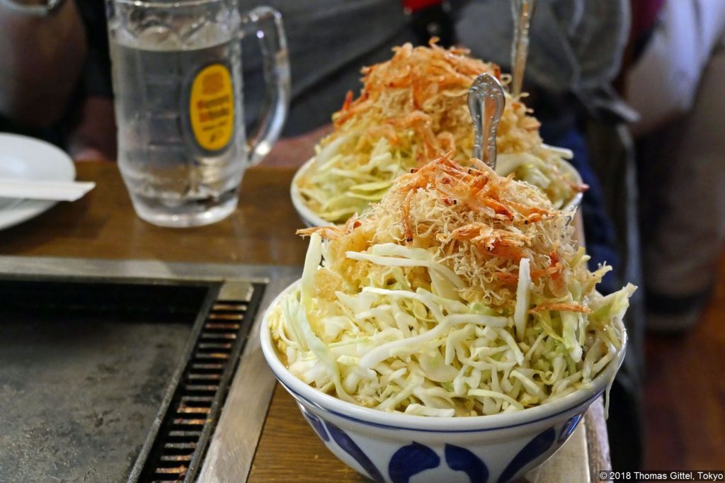 Exkursion: Tokyo Roji Tsukishima/Tsukudajima (Okonomiyaki und Monjayaki im "Iroha")
