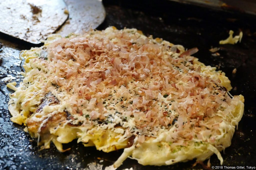 Exkursion: Tokyo Roji Tsukishima/Tsukudajima (Okonomiyaki und Monjayaki im "Iroha")