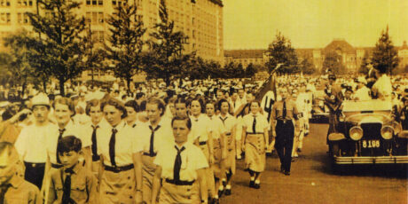 Veranstaltung der NSDAP-AO in Tokyo (HJ-Umzug, 1938)