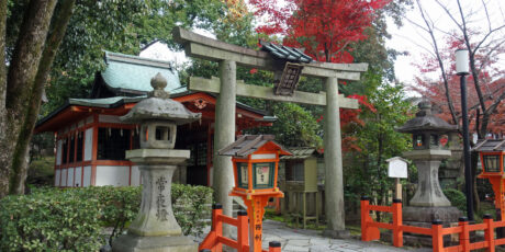 Kyoto, Yasaka-jinja | Ōta-Schrein auf dem Gelände des Yasaka-jinja