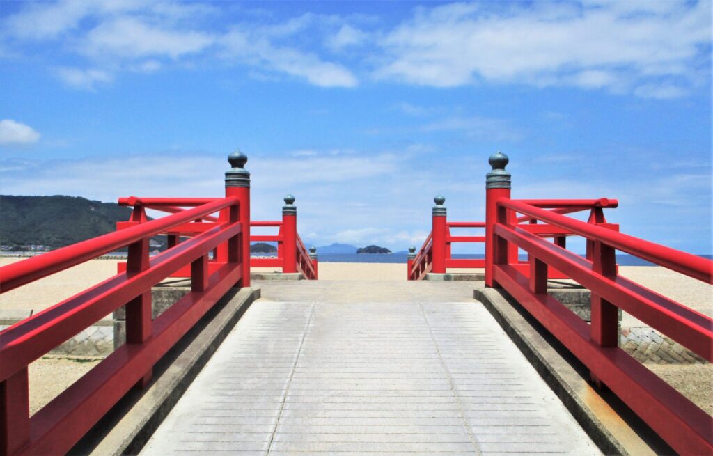 Foto 16 | Tsuda no Matsubara (Sanuki-shi/Präfektur Kagawa auf Shikoku), Negai-bashi, Wunschbrücke