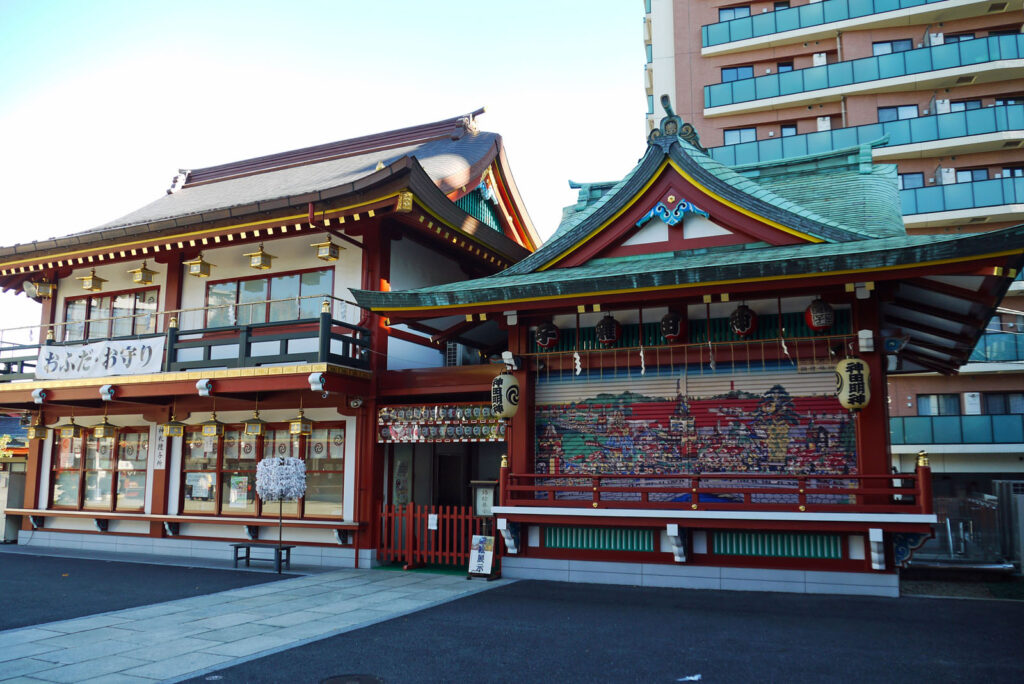 Kandamyōjin | Geschlossenes Schreinbüro auf dem Gelände des Kandamyōjin