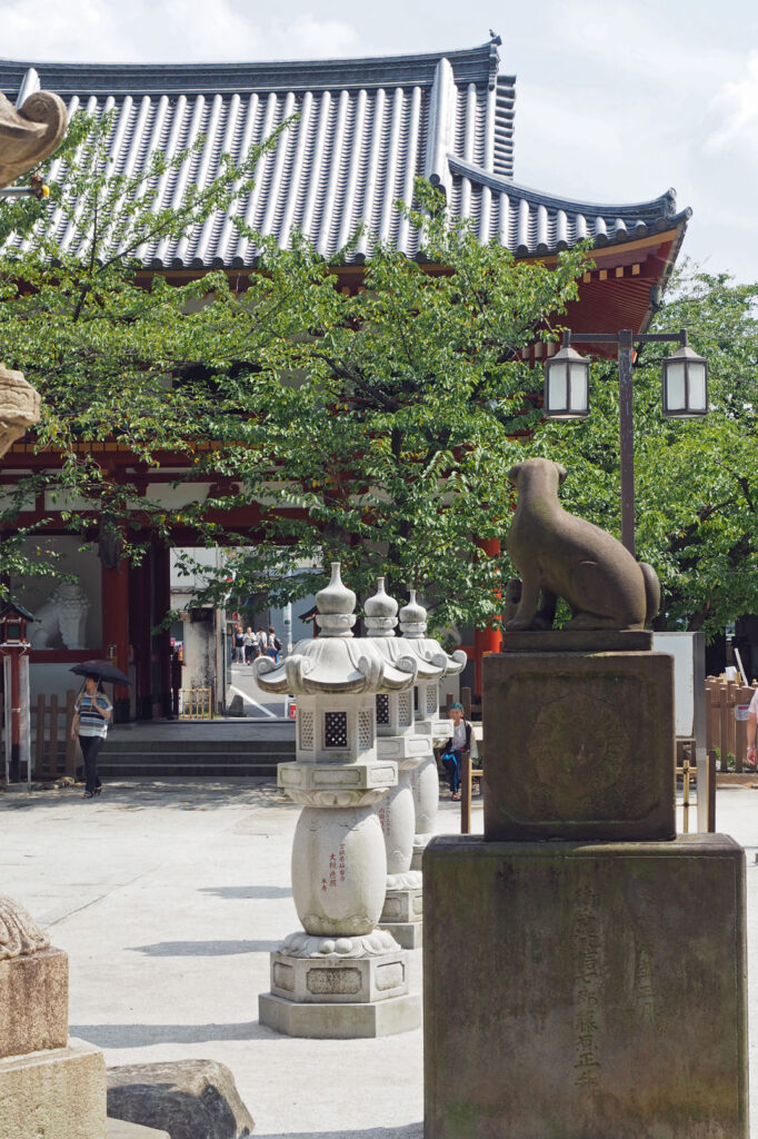 Ryūsen-ji, Meguro Fudōson | Niōmon auf dem Gelände des Ryūsen-ji