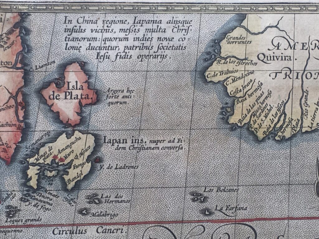 Abraham Ortelius Maris Pacifici 1589